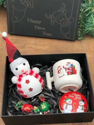 Yılbaşı özel kutuda muhteşem yeni yıl yılbaşı hediyesi seti eşe dosta arkadaşa sevgiliye anneye