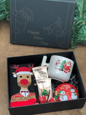 yılbaşı özel kutuda muhteşem yeni yıl yılbaşı hediyesi seti eşe dosta arkadaşa sevgiliye anneye