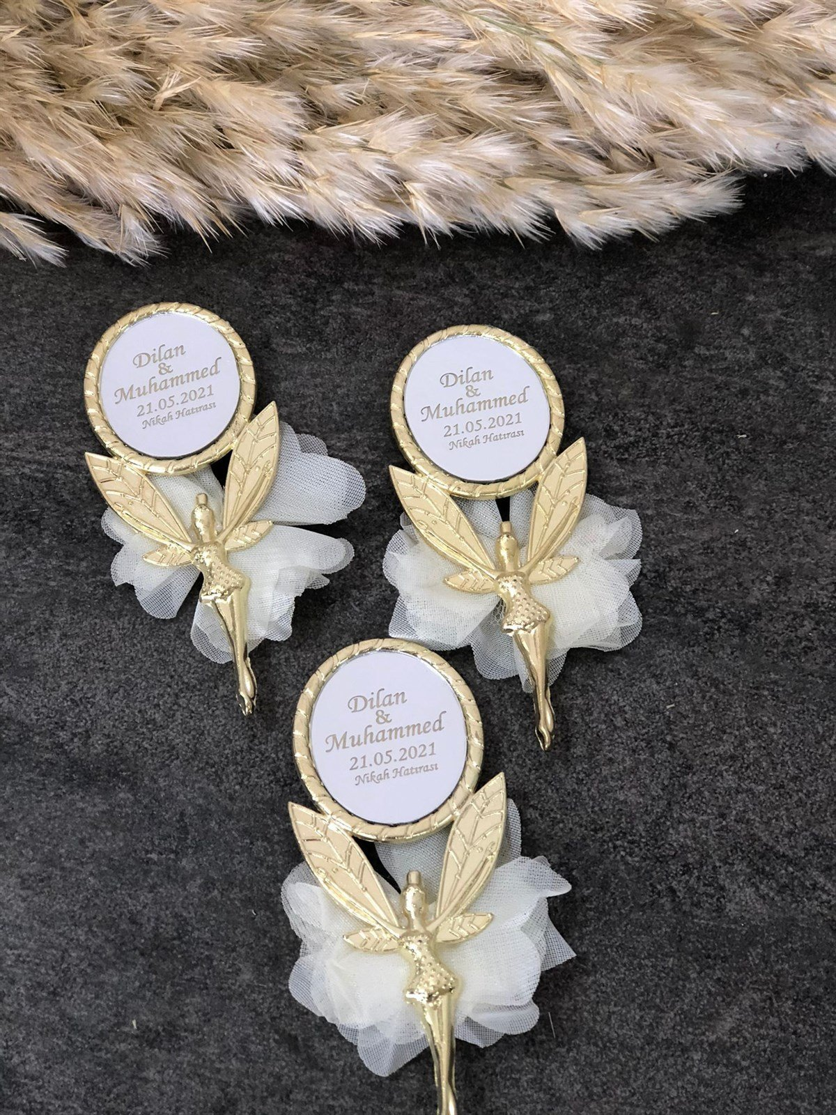 Metal Melekli Ayna Magnet