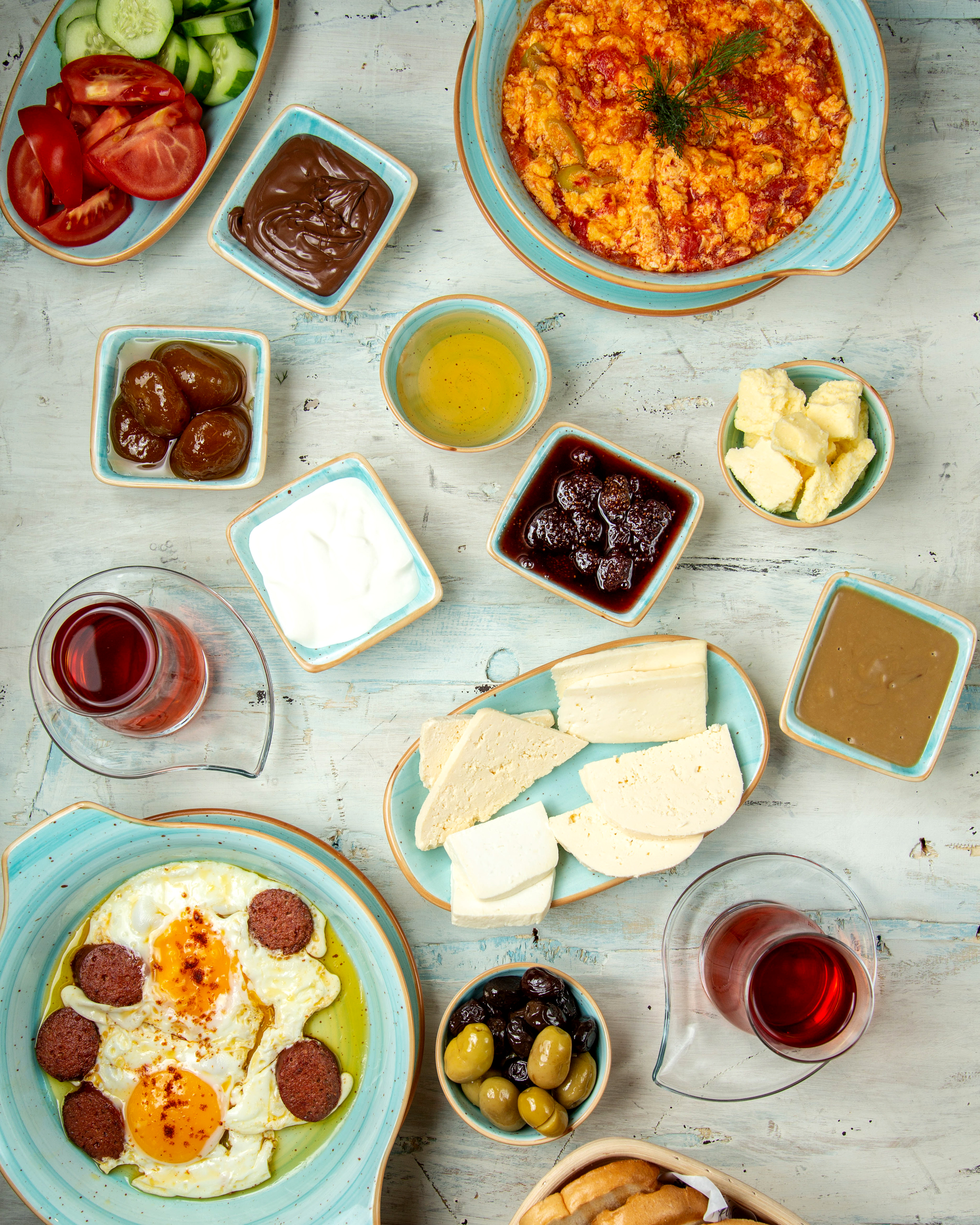 Kahvaltı sofrası
