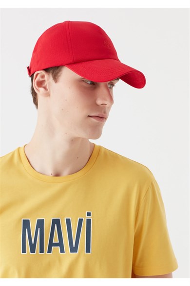 Mavi 092225-32421 Erkek Şapka Kırmızı Şapka Kırmızı