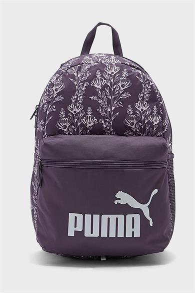 Puma 07804611 Puma Phase Aop Unisex Sirt Çantasi Purple Charcoal-Floral AOP