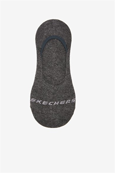 Skechers S221487-003 U No Show Single Sock Erkek Çorap Antrasit