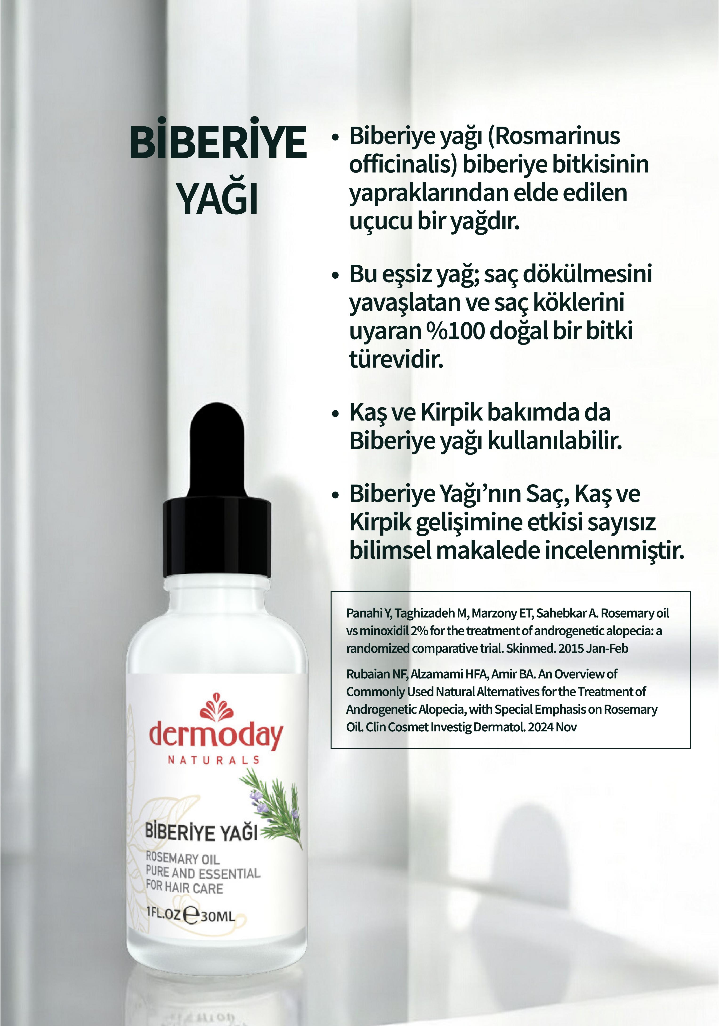 Dermoday Biberiye Yağı 30 ml