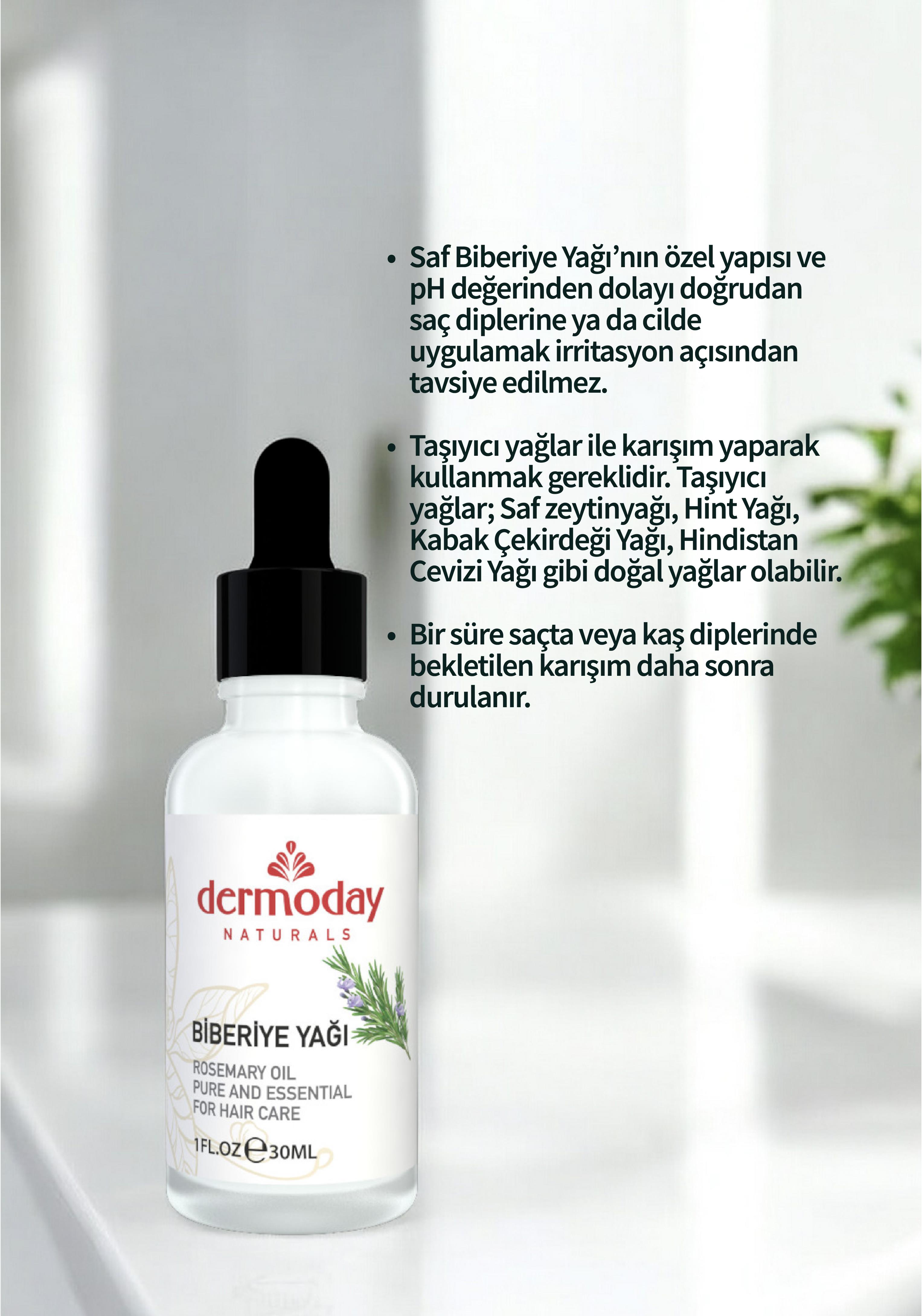 Dermoday Biberiye Yağı 30 ml