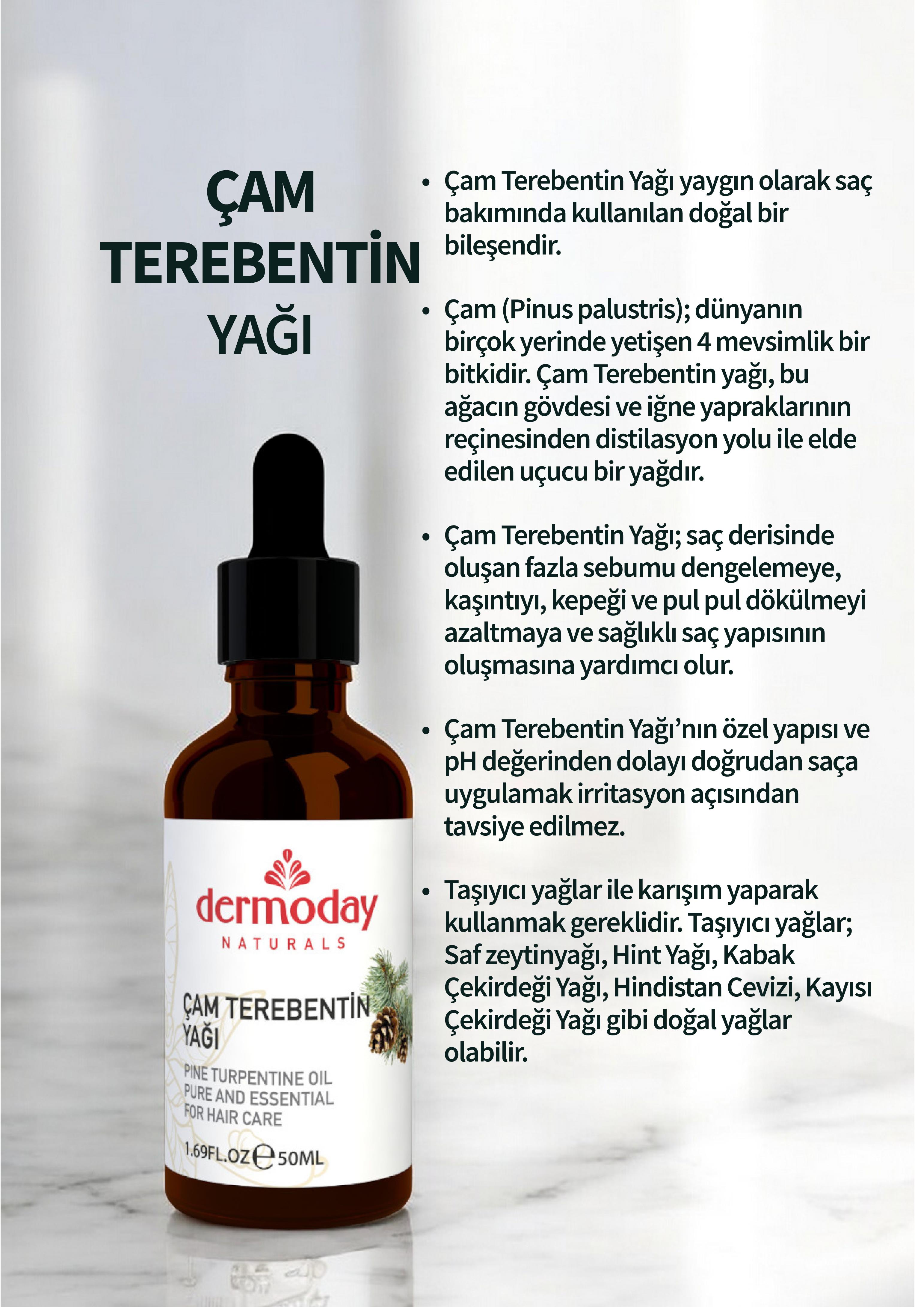 Dermoday Çam Terebentin Yağı 50 ml