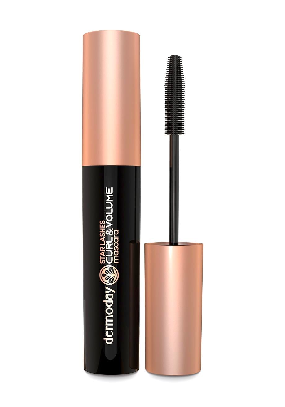 Dermoday Curl & Volume Mascara - Kirpik Kıvırıcı Yoğun Hacim Veren Maskara 