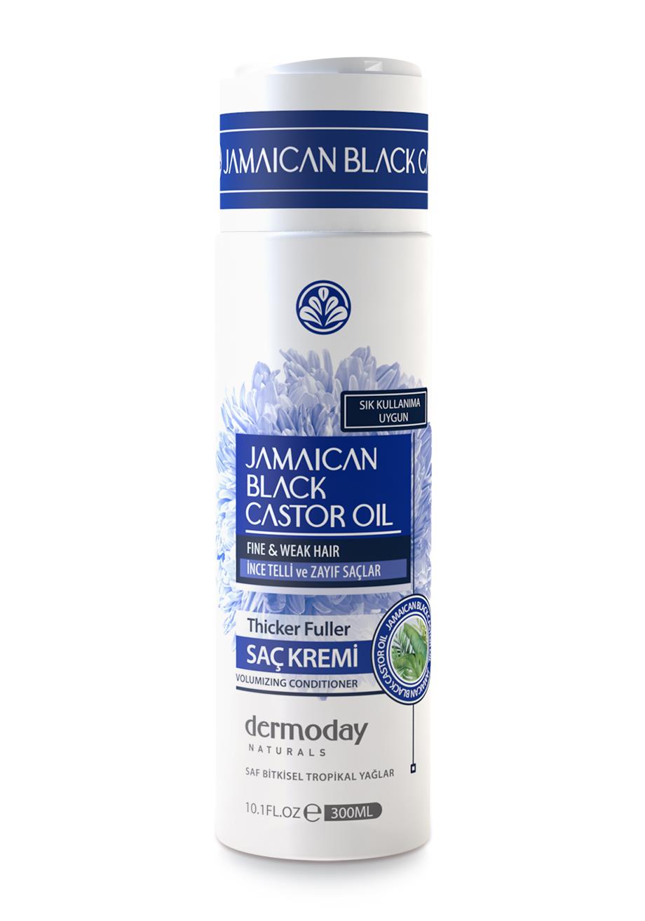 Dermoday Jamaican Black Castor Oil Saç Kremi (Conditioner) - İnce Telli ve Zayıf Saçlar