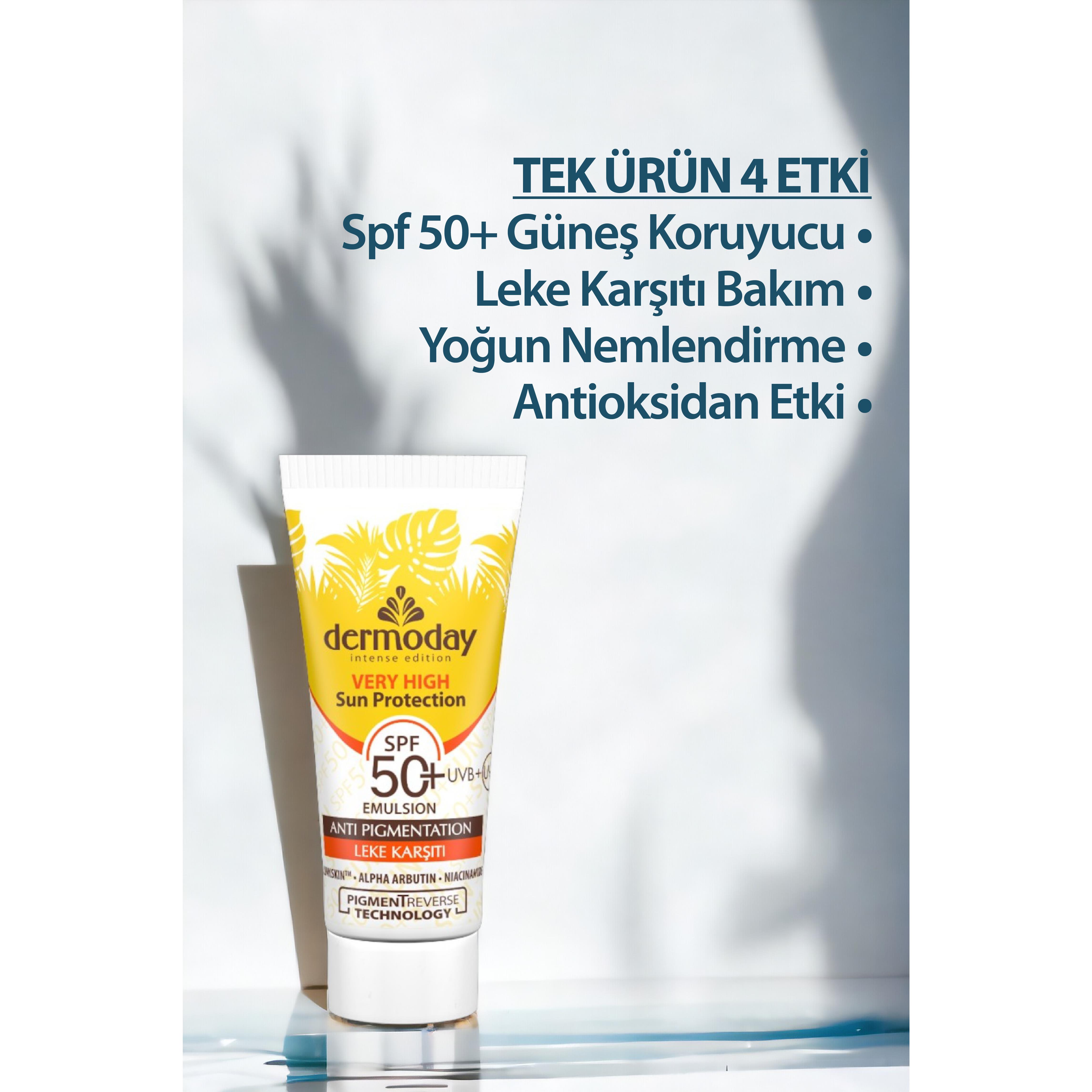 Dermoday Leke Karşıtı SPF50+ Nanozom Filtreli Güneş Kremi