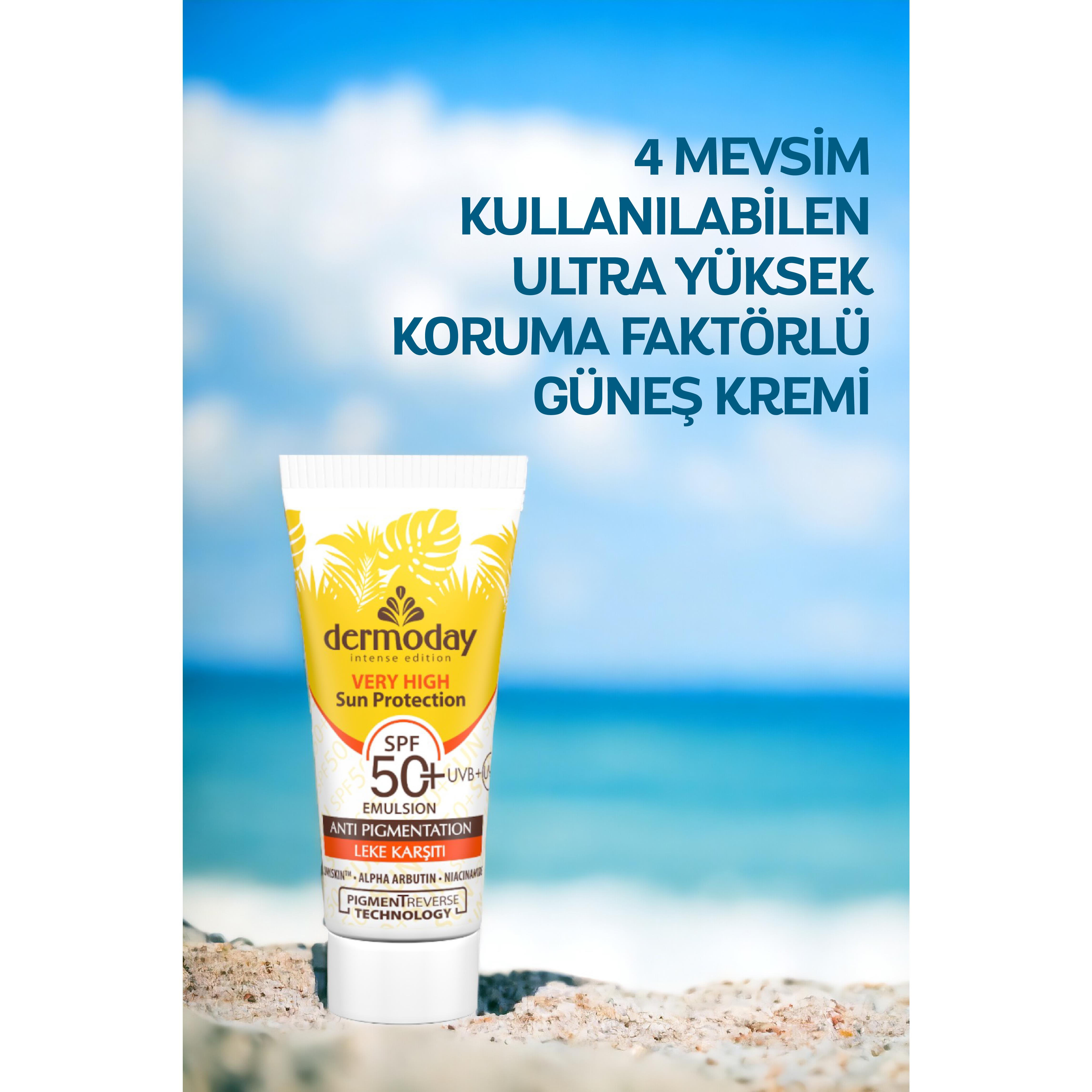 Dermoday Leke Karşıtı SPF50+ Nanozom Filtreli Güneş Kremi