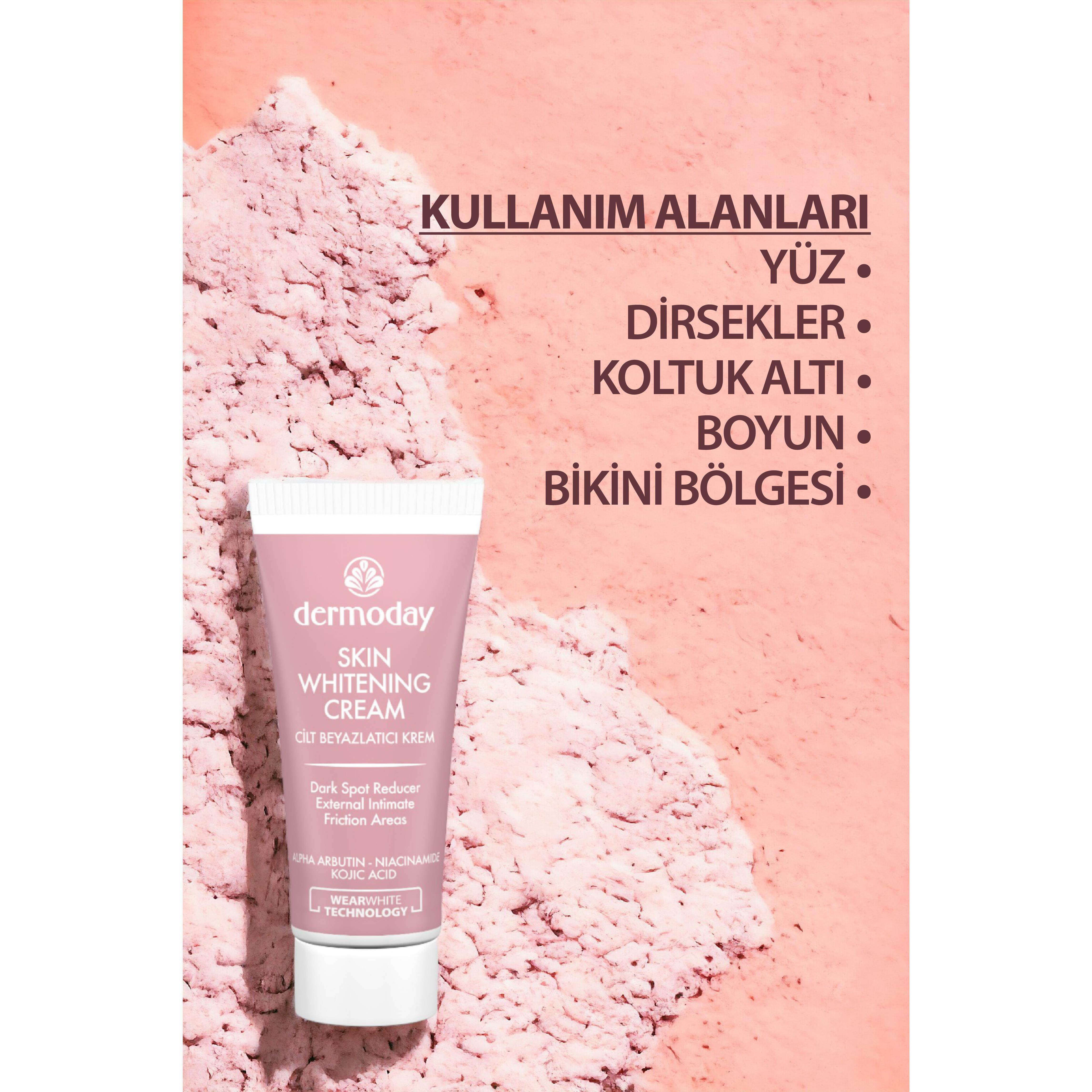 Dermoday WearWhite Leke Karşıtı Cilt Beyazlatıcı Krem