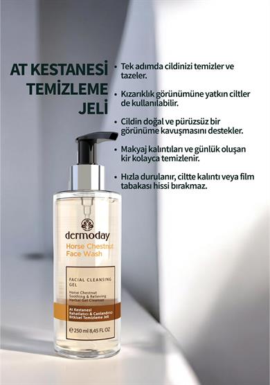 Dermoday At Kestanesi Cilt Temizleme Jeli 250 ml
