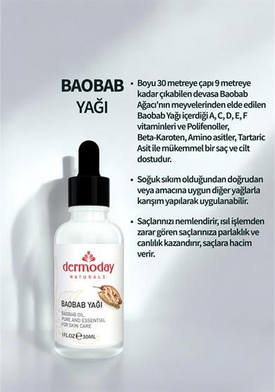 Dermoday Baobab Yağı 30 ml