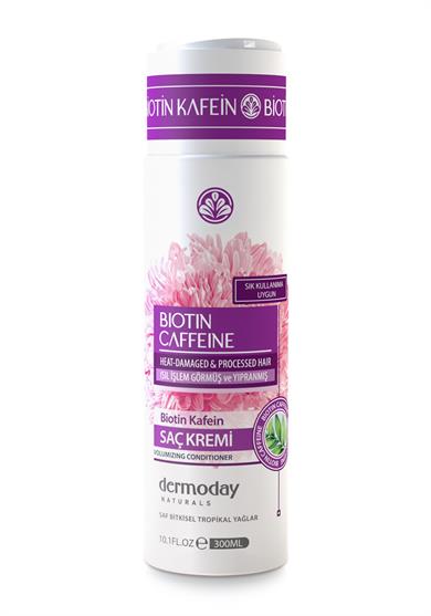 Dermoday Biotin Kafein Saç Kremi (Conditioner) - Isıl İşlem Görmüş ve Yıpranmış Saçlar