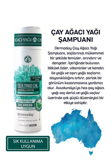 Dermoday Çay Ağacı Yağı Saç Kremi (Conditioner) - Dengeleyici Arındırıcı