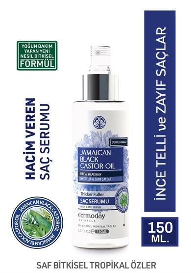Dermoday Jamaican Black Castor Oil Saç Serumu - İnce Telli ve Zayıf Saçlar