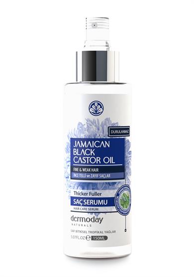 Dermoday Jamaican Black Castor Oil Saç Serumu - İnce Telli ve Zayıf Saçlar
