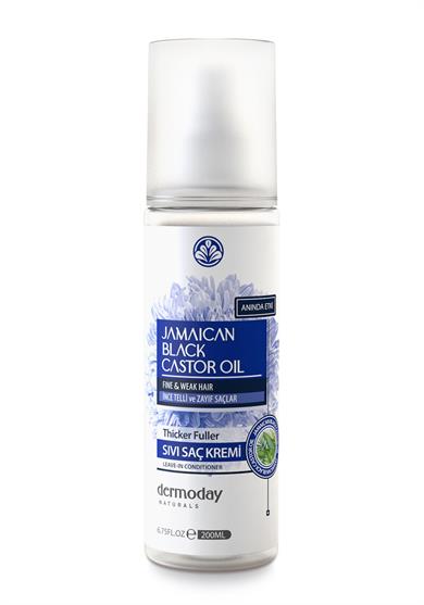 Dermoday Jamaican Black Castor Oil Sıvı Saç Kremi - İnce Telli ve Zayıf Saçlar