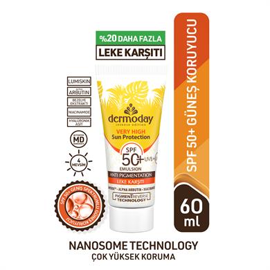 Dermoday Leke Karşıtı SPF50+ Nanozom Filtreli Güneş Kremi