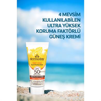 Dermoday Leke Karşıtı SPF50+ Nanozom Filtreli Güneş Kremi