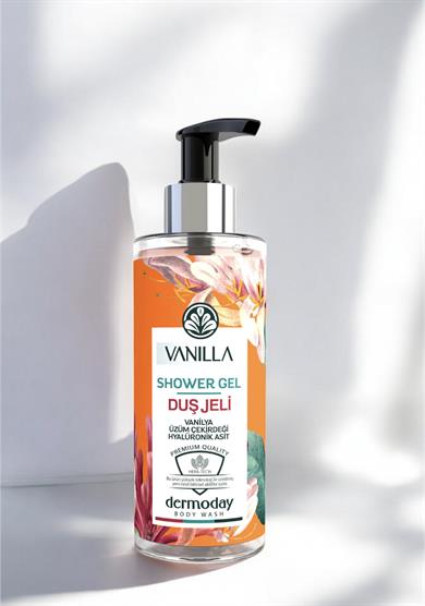 Dermoday Premium Duş Jeli - Vanilya Üzüm Çekirdeği Hyalüronik Asit