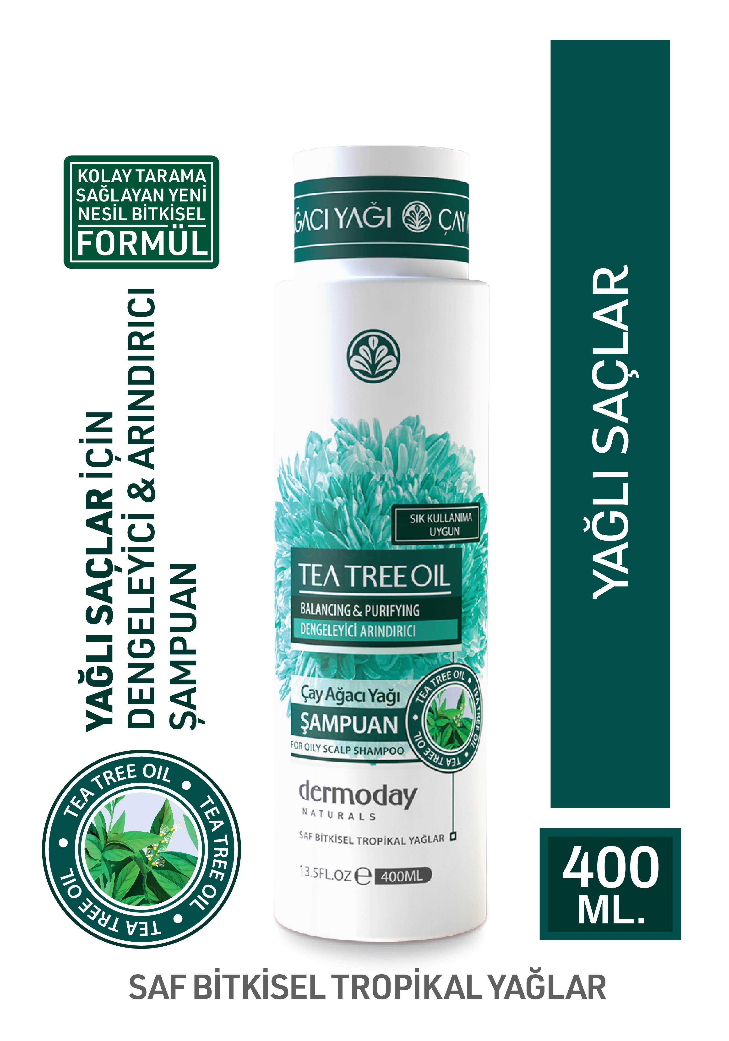 Dermoday Çay Ağacı Yağı Şampuan - Dengeleyici Arındırıcı