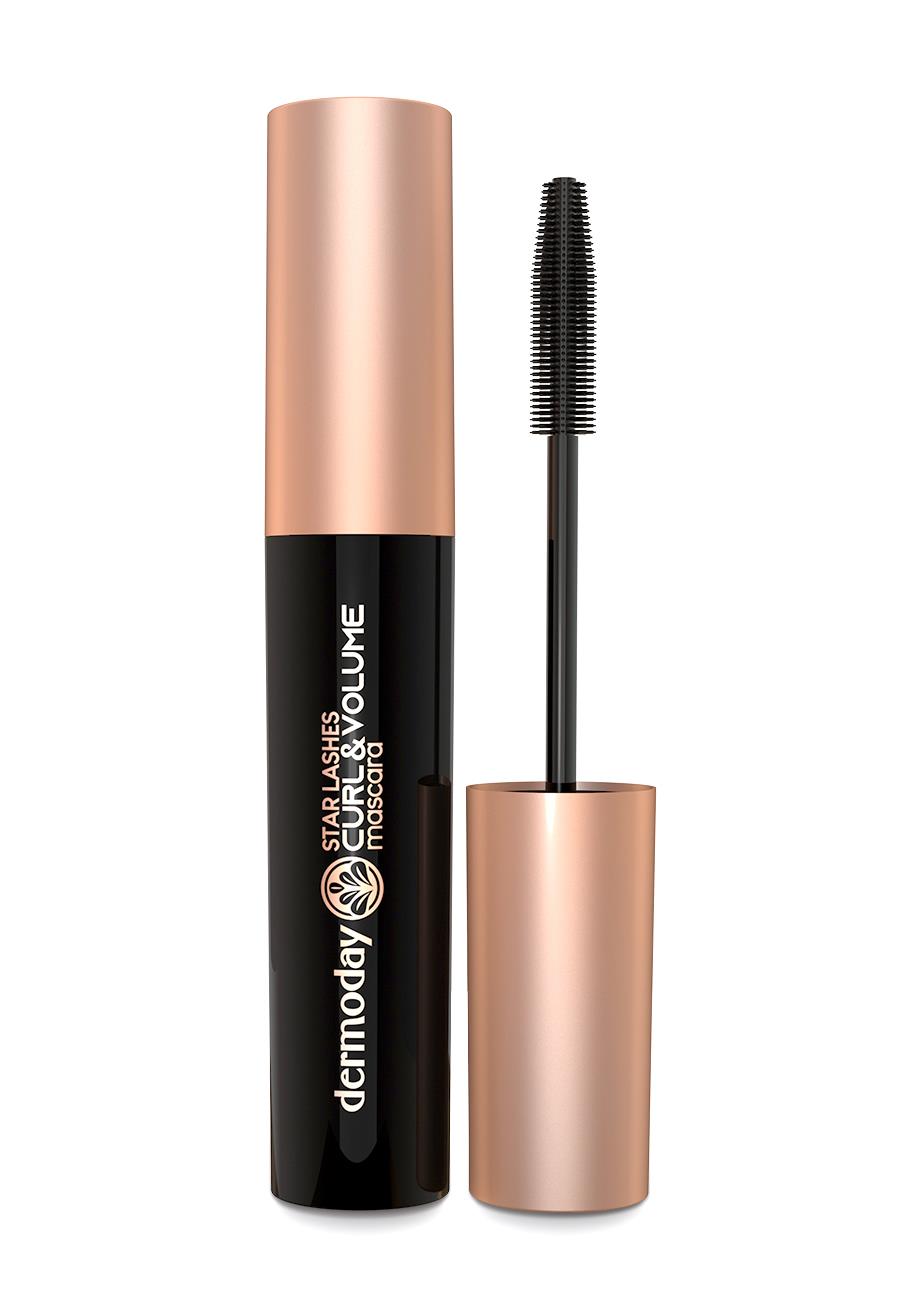 Dermoday Curl & Volume Mascara - Kirpik Kıvırıcı Yoğun Hacim Veren Maskara 