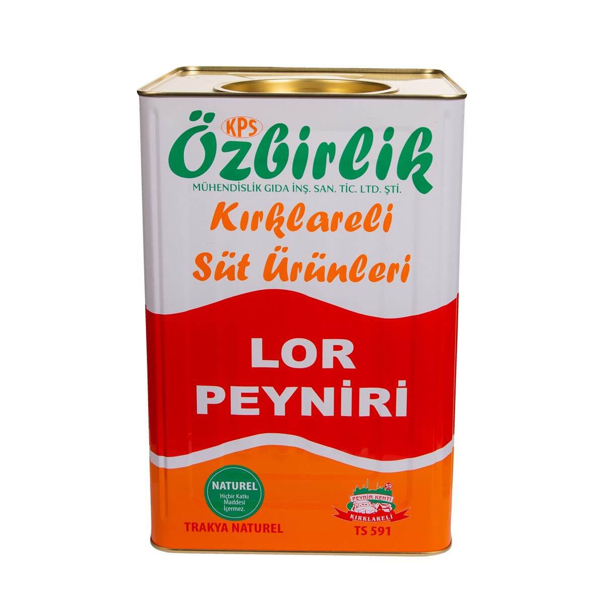 Teneke Lor Peyniri 5kg