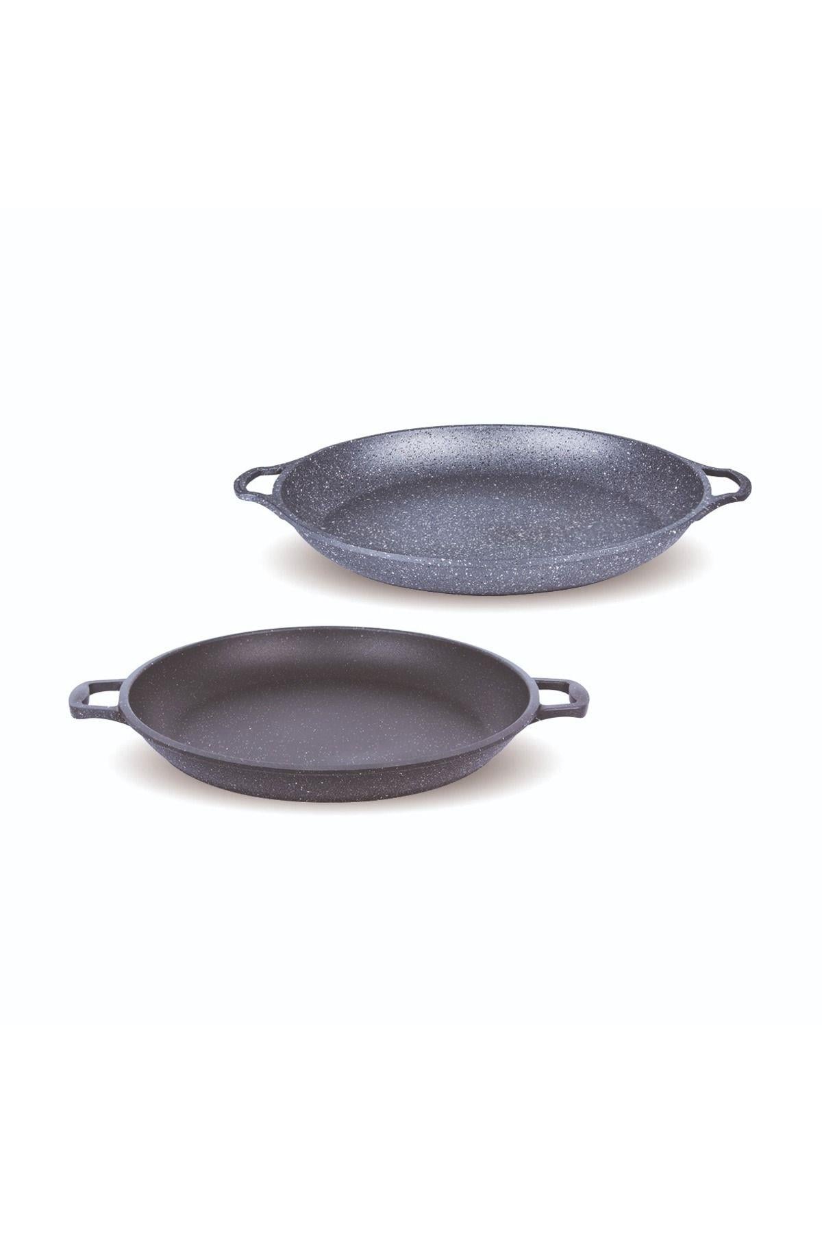 DÖKÜM GÖZLEME ÇİFT KULP 36CM SİYAH