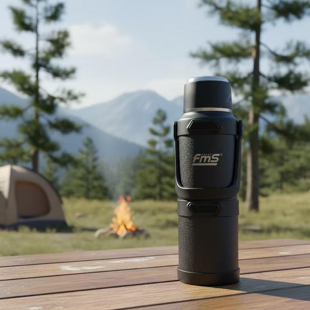 FMS 3,2LT Kampçı Termos | 316 Antibakteriyel Paslanmaz Çelik | Sıcak & Soğuk Tutma |