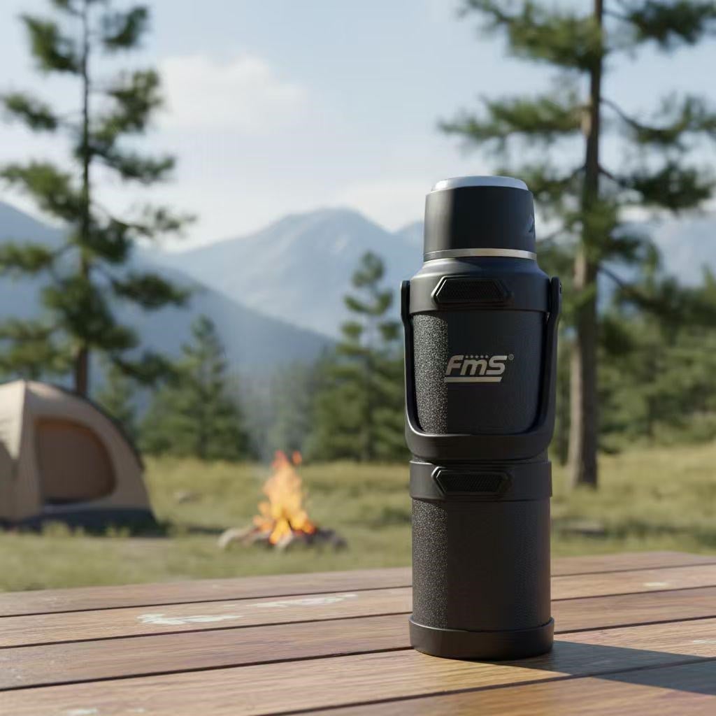 FMS 5 LT Kampçı Termos | 316 Antibakteriyel Paslanmaz Çelik | Sıcak & Soğuk Tutma |