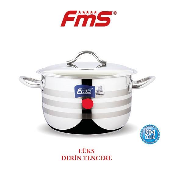 FMS ÇELİK LÜX DERİN TENCERE NO:34