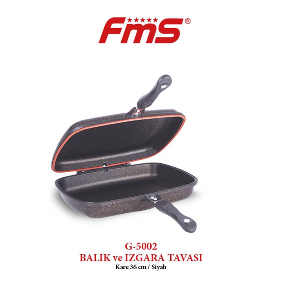 FMS GRANİT BALIK TAVA NO.36  SİYAH