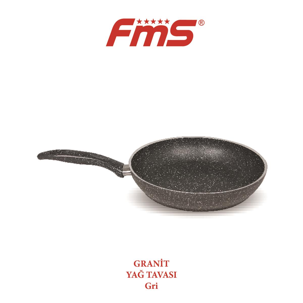 FMS GRANİT LÜX YAĞ TAVA NO:28 GRİ