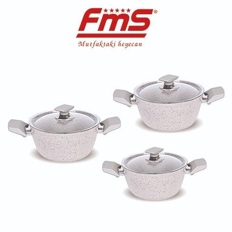 FMS SAFİR GRANİT GÜVEÇ SET BEJ