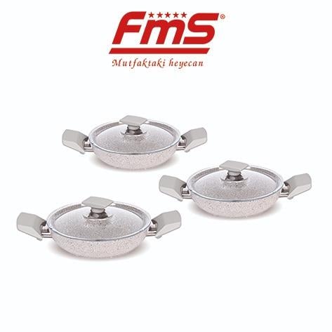 FMS SAFİR GRANİT OMLET SET BEJ