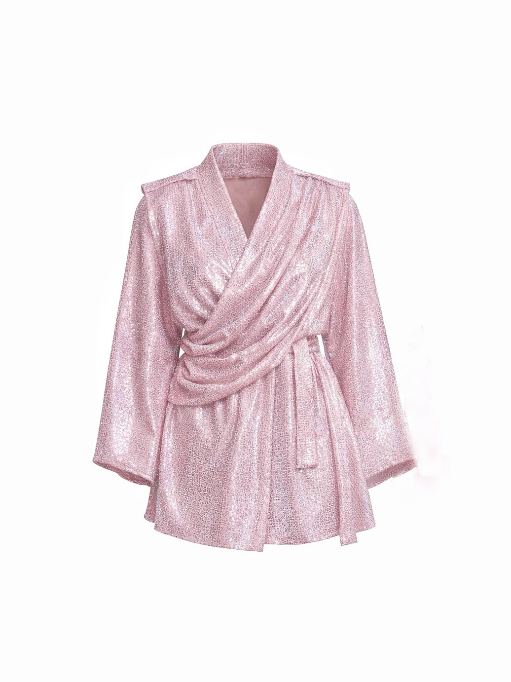 modera pembe payet kimono