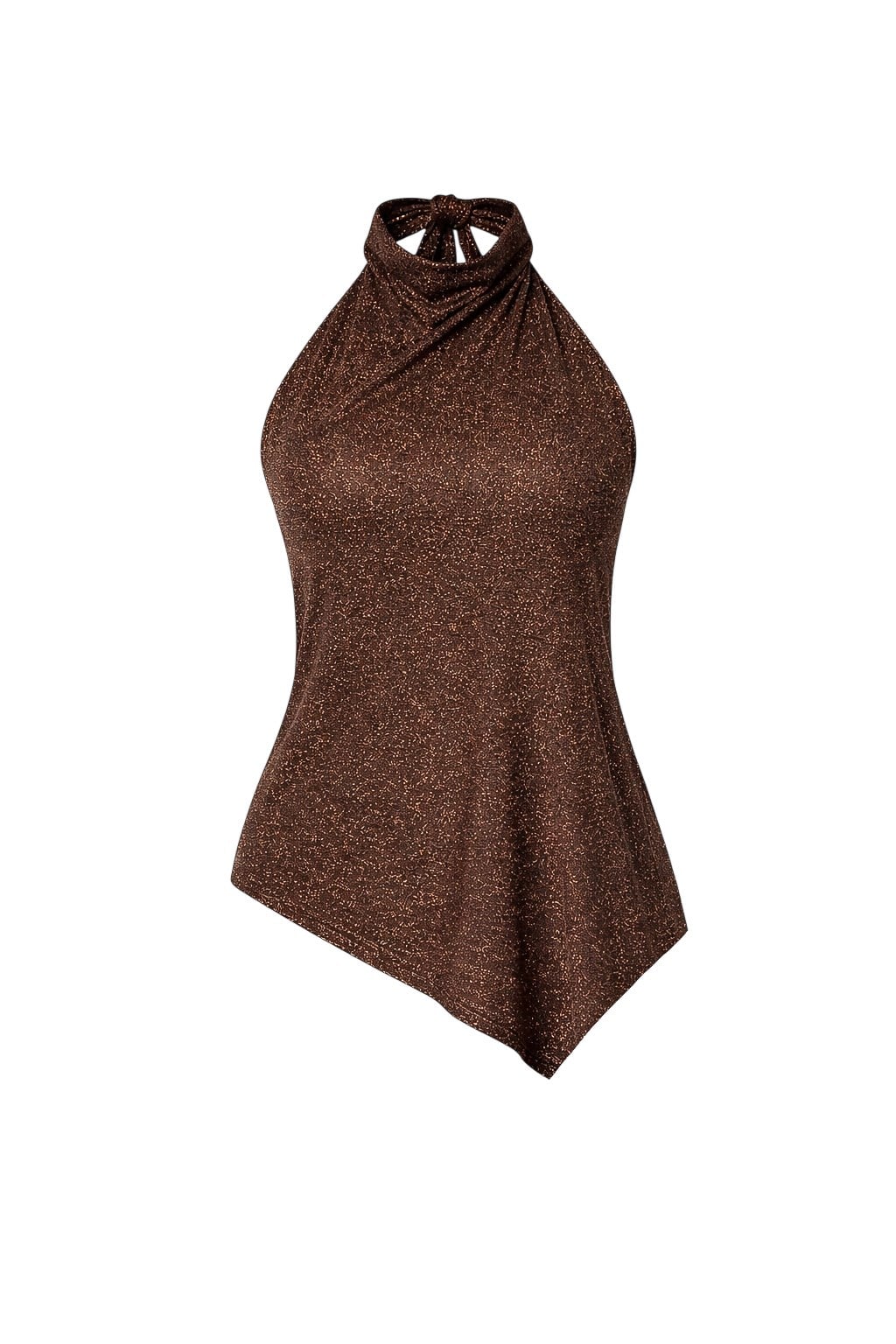 simli asimetrik bluz 