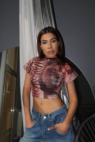 Özel Tasarım Lion Crop