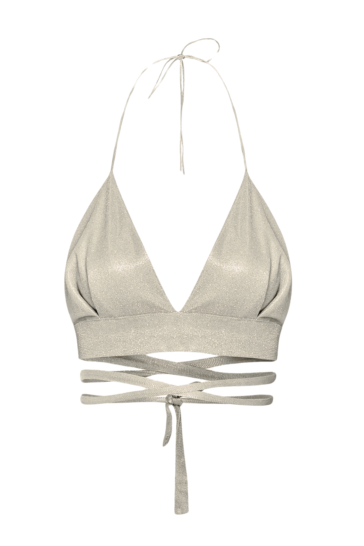 Özel Tasarım Laura Koyu Pembe Simli Bralet