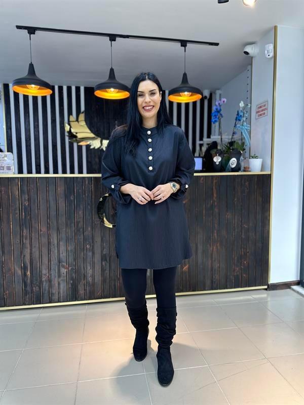 Büyük Beden özel kumaş pamuklu tunik