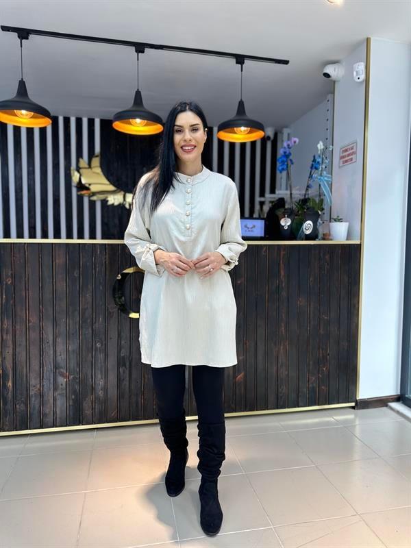Büyük Beden özel kumaş pamuklu tunik