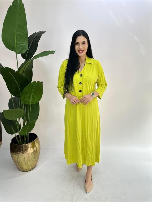 Büyük Beden tencel kumaş elbise