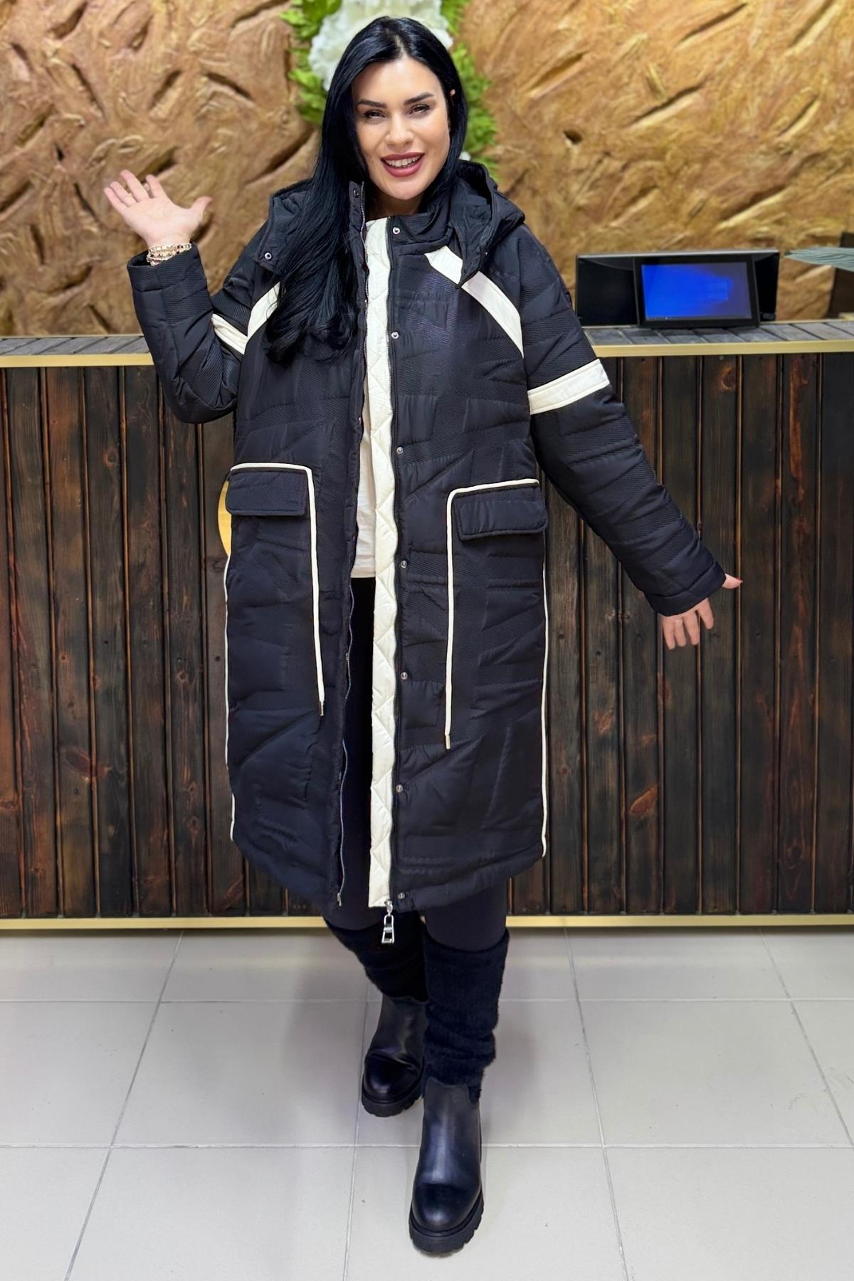ŞERİTLİ BÜYÜK BEDEN MONT 
