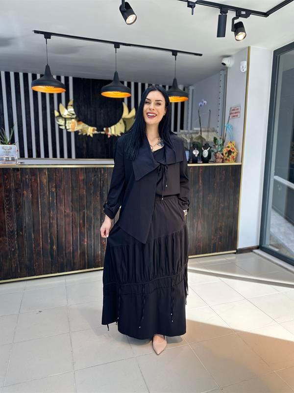 Büyük Beden 3 lü etekli takım