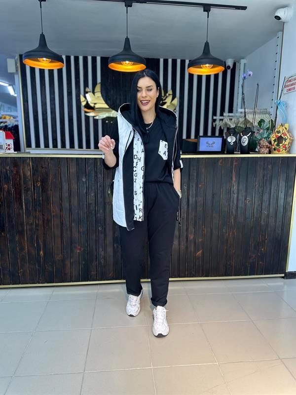 Büyük Beden 3 lü yelekli takım