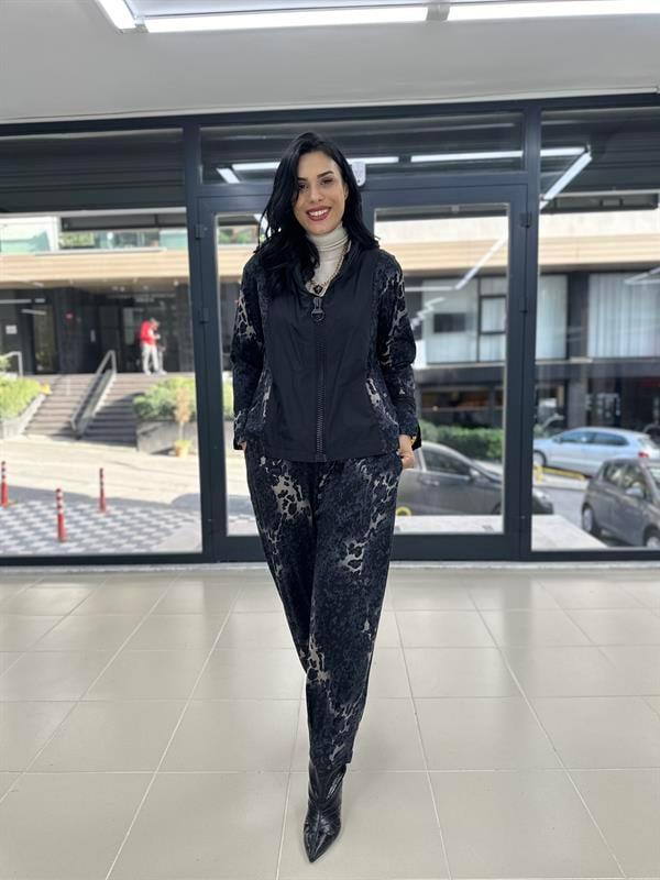 Büyük Beden Leo ceket takım