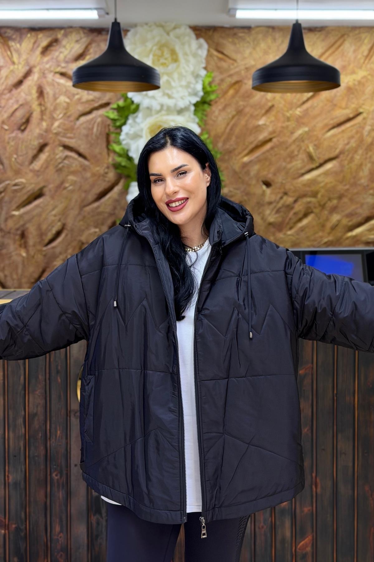 ÇİFT DİKİŞLİ BASİC BATTAL BÜYÜK BEDEN MONT