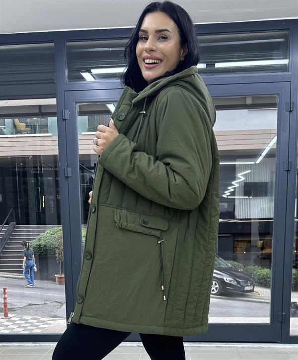 düğmeli tasarım mont