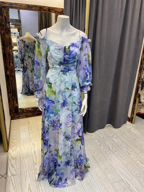 İPEK ŞİFON ELBİSE